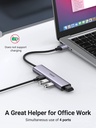 [82870] UGREEN USB 3.0 to 4*USB 3.0 Hub Image 