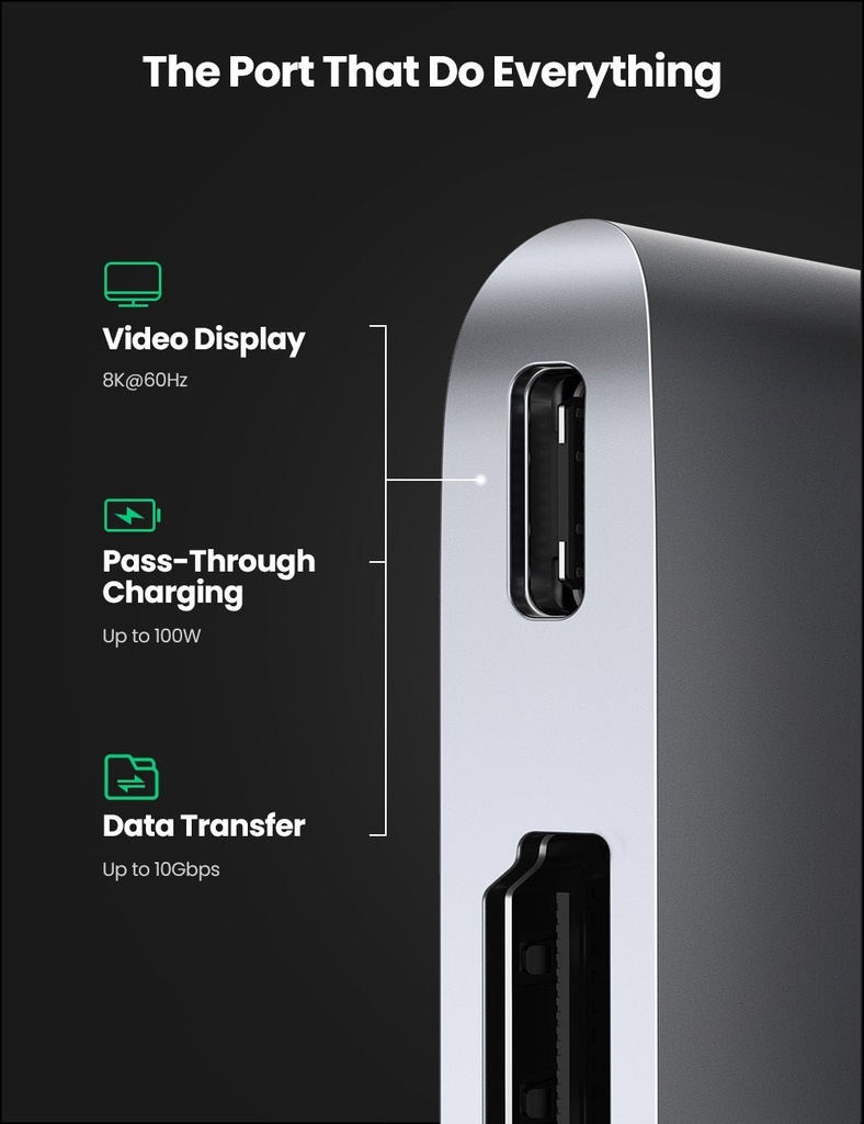 [82868] UGREEN USB-C Multifunction Adapter Image 