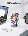 [82864] UGREEN Foldable Stand for Apple Original MagSafe Charger Image 