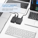 [82842] USB 2.0 Sharing Switch 4x1 (Black) Image 