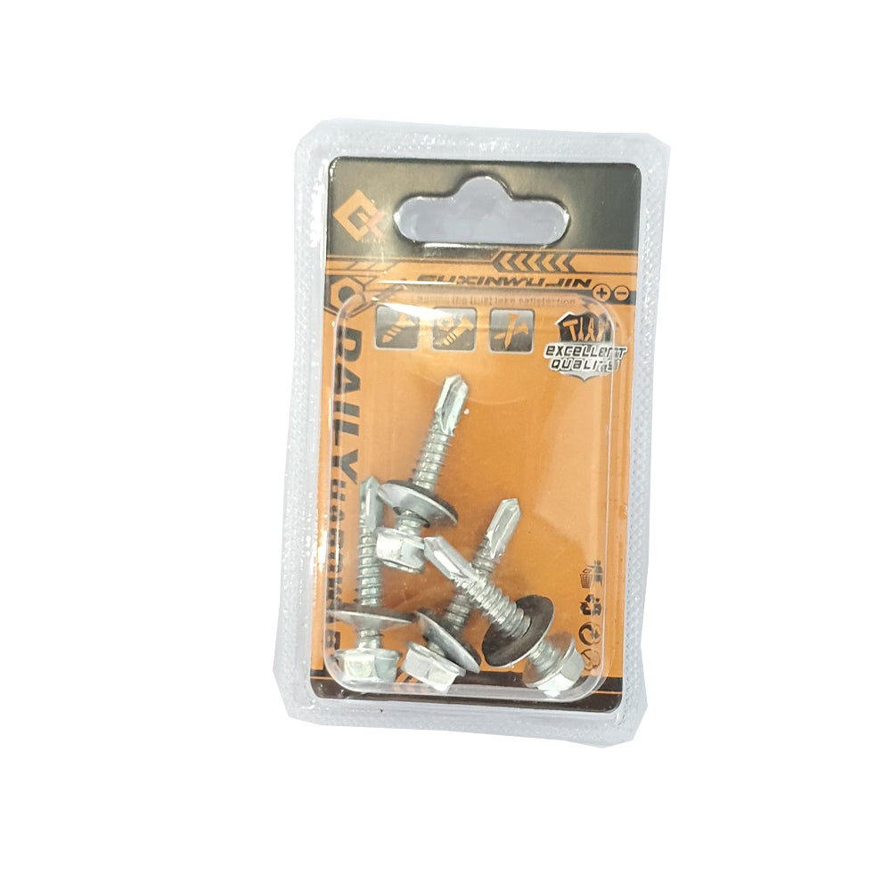 [82668] Hexagonal drill nail with composite pad 6.3X32 Image 