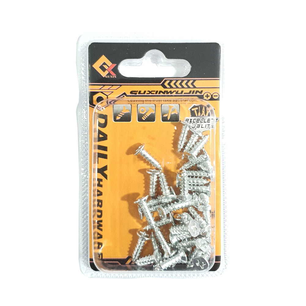 [82652] Galvanized cross countersunk head tapping screws 2x5 Image 