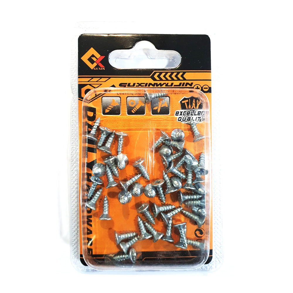 [82657] Galvanized cross countersunk head tapping screws 2.5x10 Image 