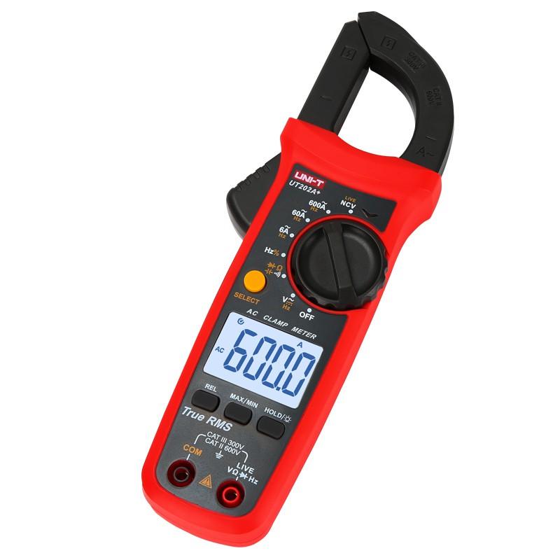 [82722] UNI-T 600A Digital Clamp Meter Auto Range Kaw Capacity 28mm Continuity Buzzer - UT202A+ Image 