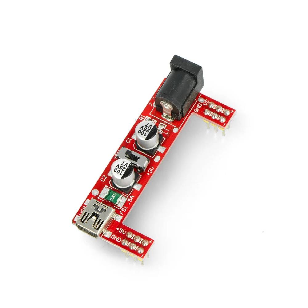 [82443] Breadboard Power Supply Module 5V/3.3V For Arduino Image 