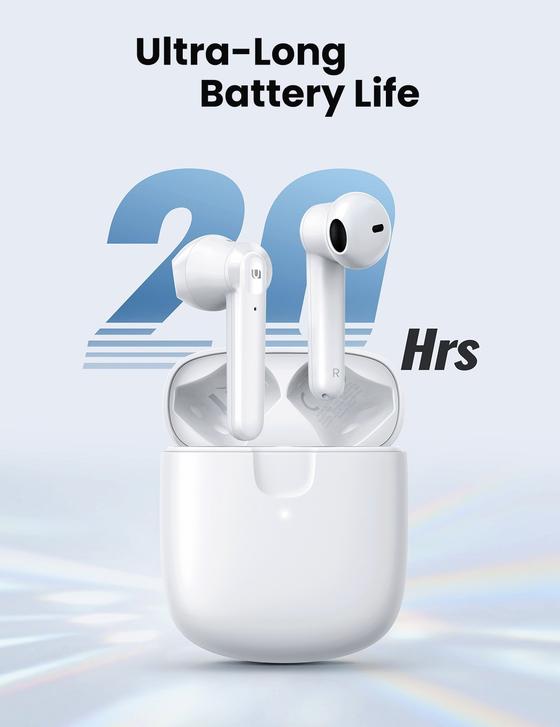 [82378] UGREEN HiTune T2 True Wireless Earbuds (White) Image 