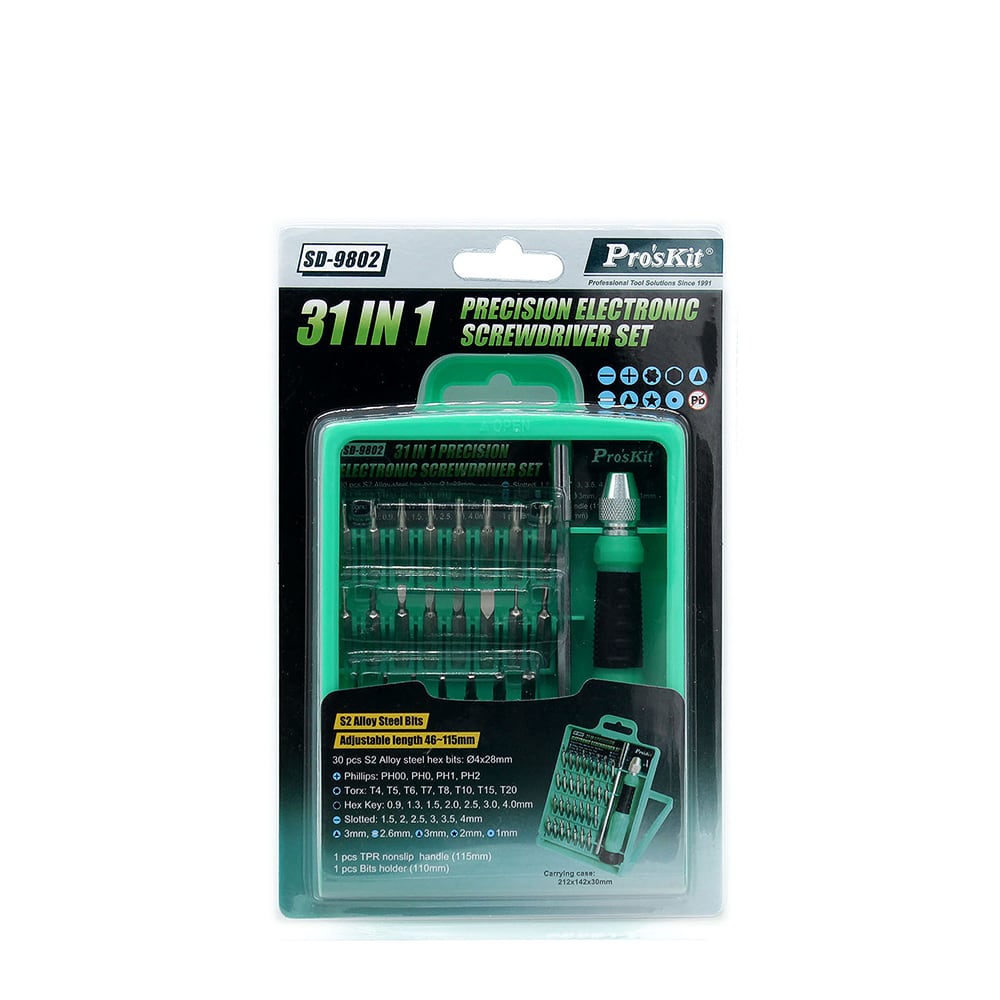 [62142] 31 IN 1 Precision Electronic Screwdriver Set Image 
