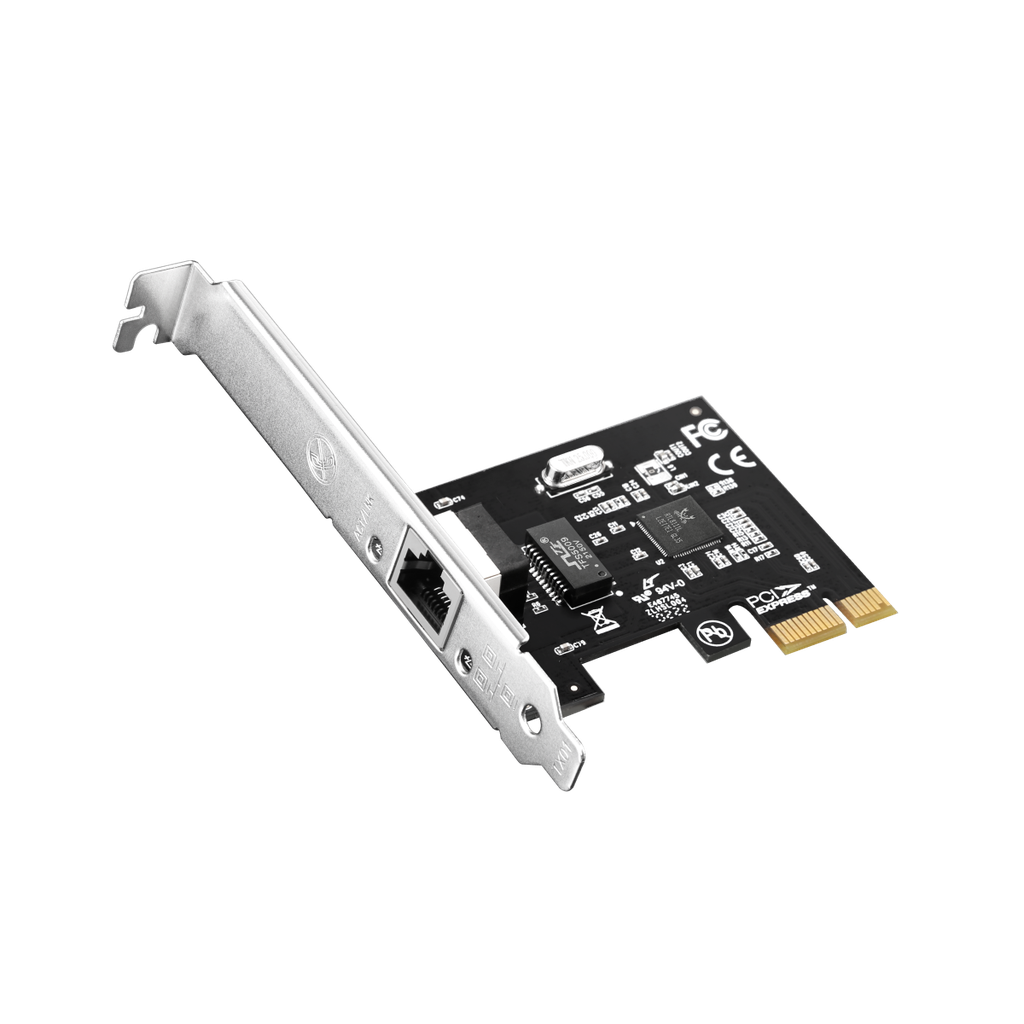 Cudy Gigabit PCI Express Network Adapter, Realtek Chipset, 10/100/1000Mbps RJ45 port, Auto MDI/MDIX