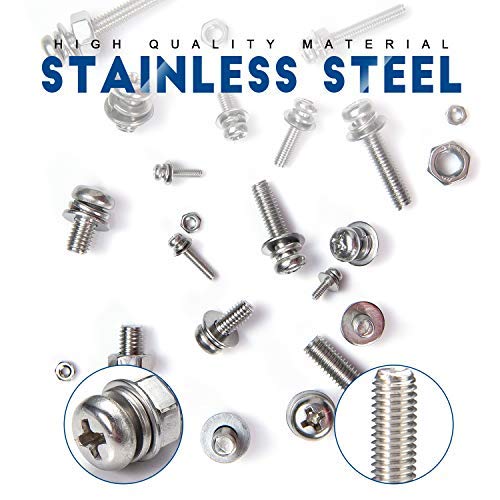 [81730] Stainless Steel Pan Round Head Screws M2 With Nut Image 