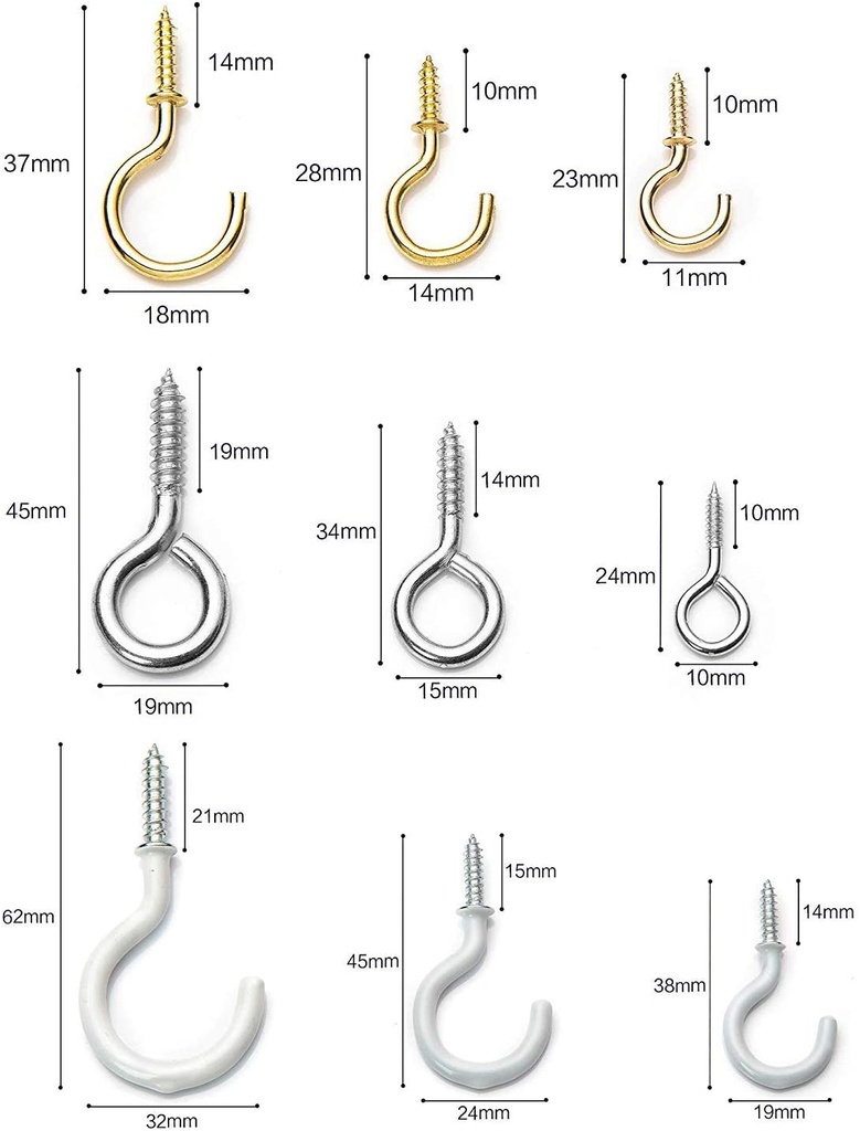[81569] Screw Hooks Image 