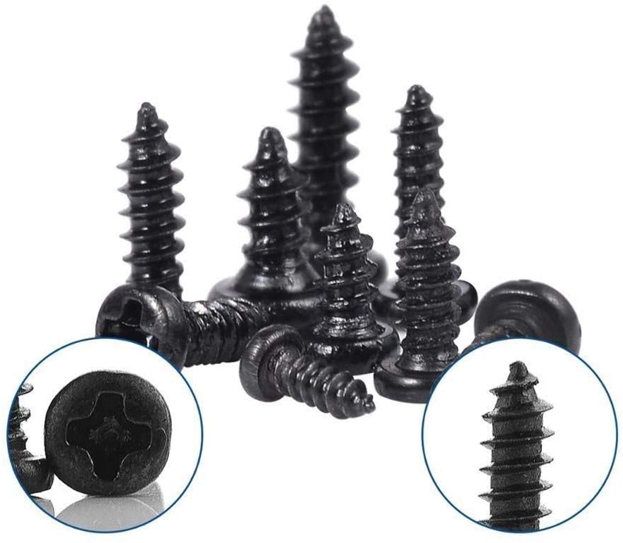 [81571] Ni Plated Carbon Steel Pan Head Silver Gray Screw M1 Image 