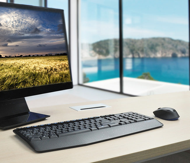 [80793] Logitech Keyboard Wireless Combo Image 