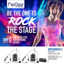 [81258] Vinnfier WM2200DUO U Profressional Universal Clip Microphone Wireless Headset MIC Image 
