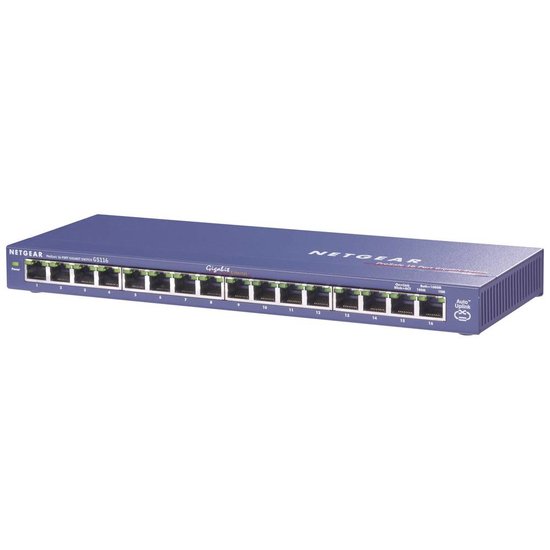 [77601] 16-Port Gigabit Ethernet Unmanaged Switch Image 