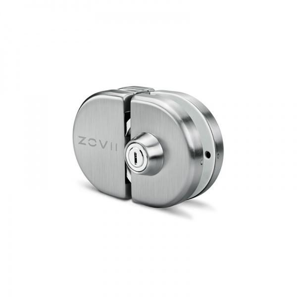 [80968] Alarm Glass Door Lock ZGD - C - I (Brushed Metal) Image 