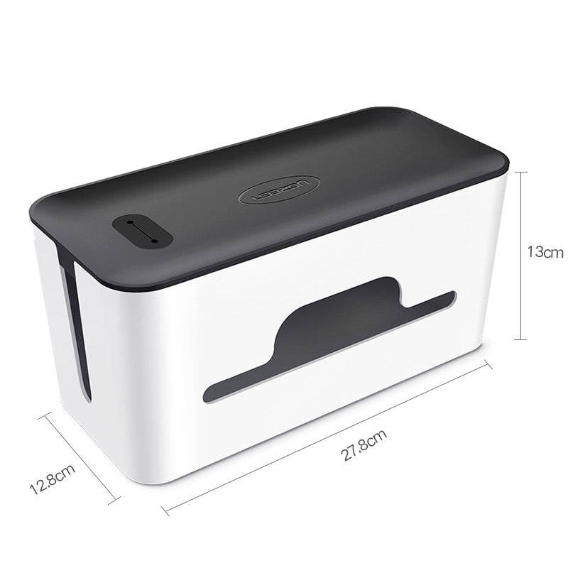 [79599] Universal Cable Management Box  1M    Black Image 