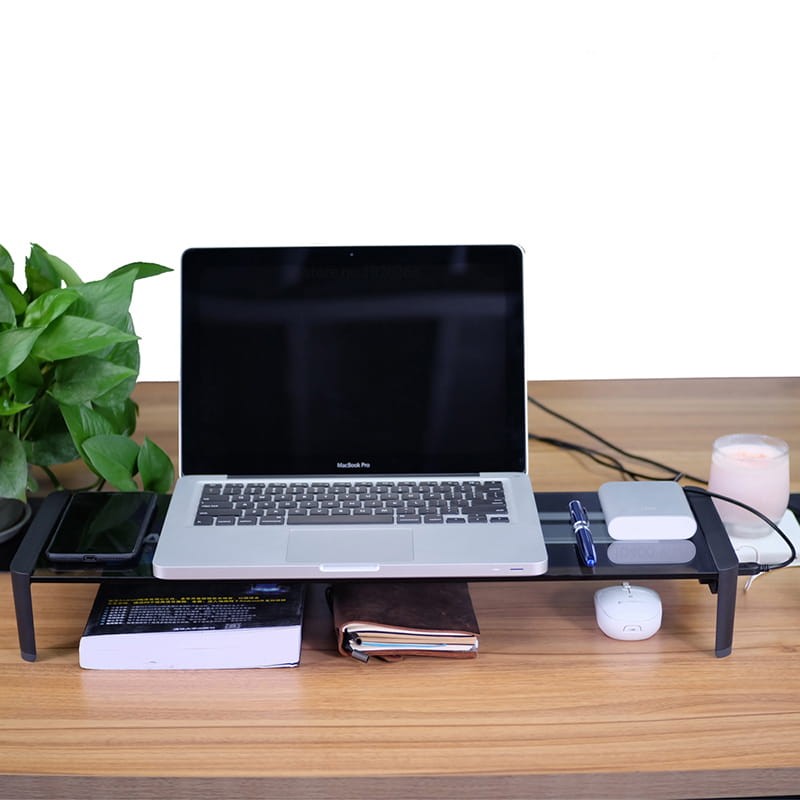 [83125] Monitor Stand Rise With 4 Port USB Dock Image 