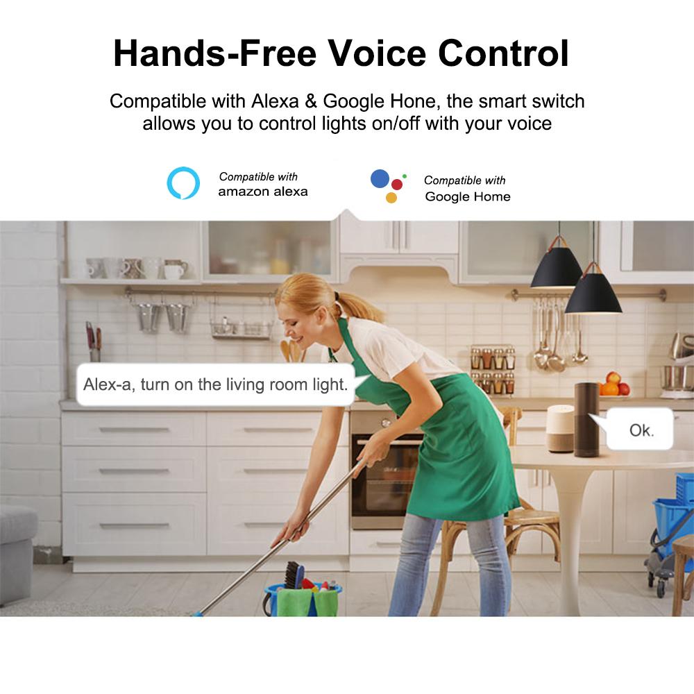 [83065] SONOFF Smart Touch Wall Switch 1 Gang White Image 