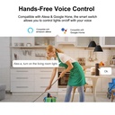 [83065] SONOFF Smart Touch Wall Switch 1 Gang White Image 