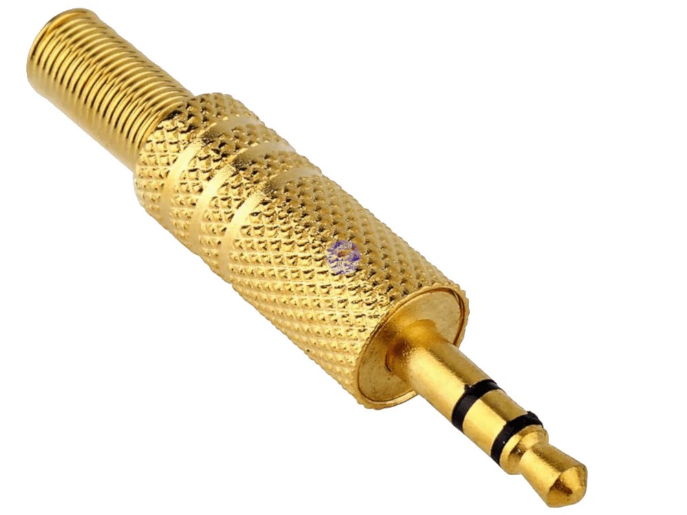 3.5 Stereo Male Soldering Gold Jack