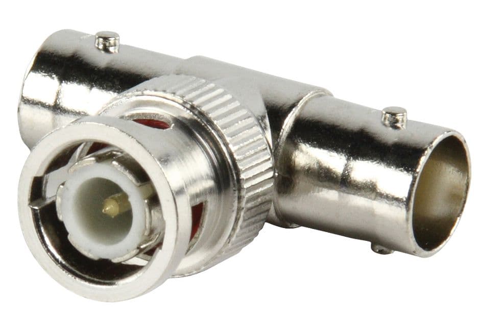BNC T Connector - Male To 2 x Female