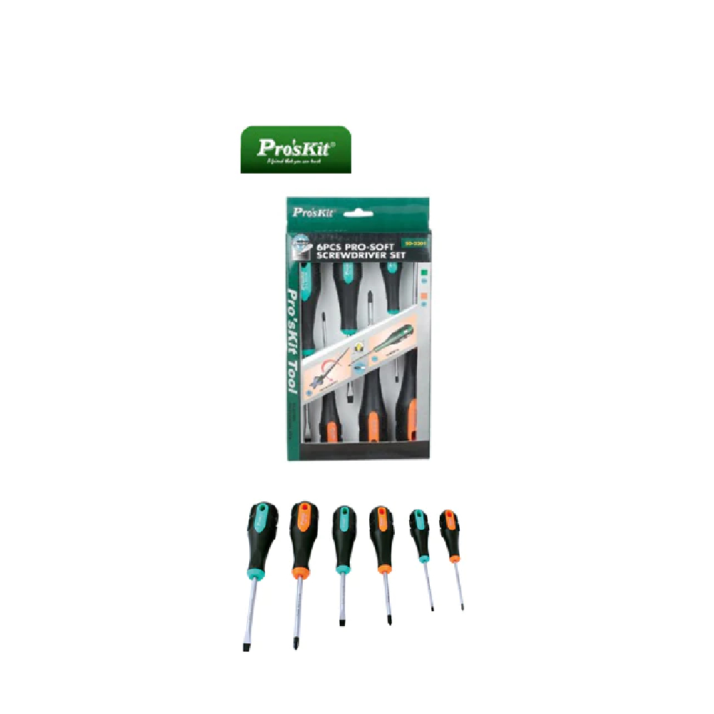 6 PCS Screwdriver(SL- &PH)