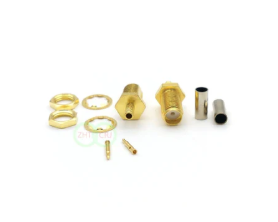 RG174 Female RP-SMA crimp connector