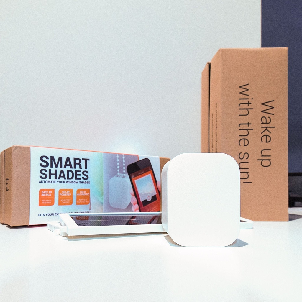 SOMA Smart Home Starter Kit - 1Qty Smart Shades + 1Qty Free Solar Panels - Beaded chain