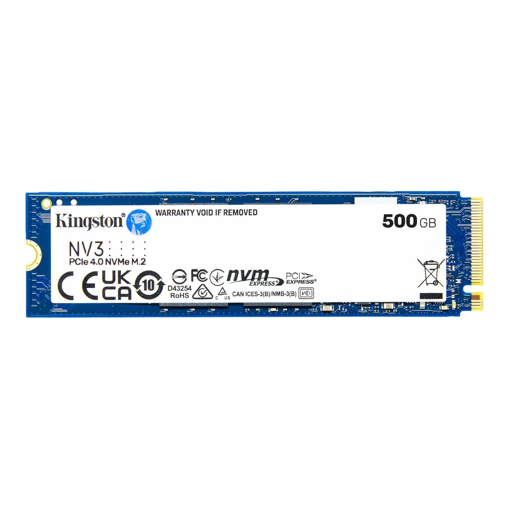 Kingston NV3 500GB NVME M.2 PCIE 4.0 (SNV3S/500G)