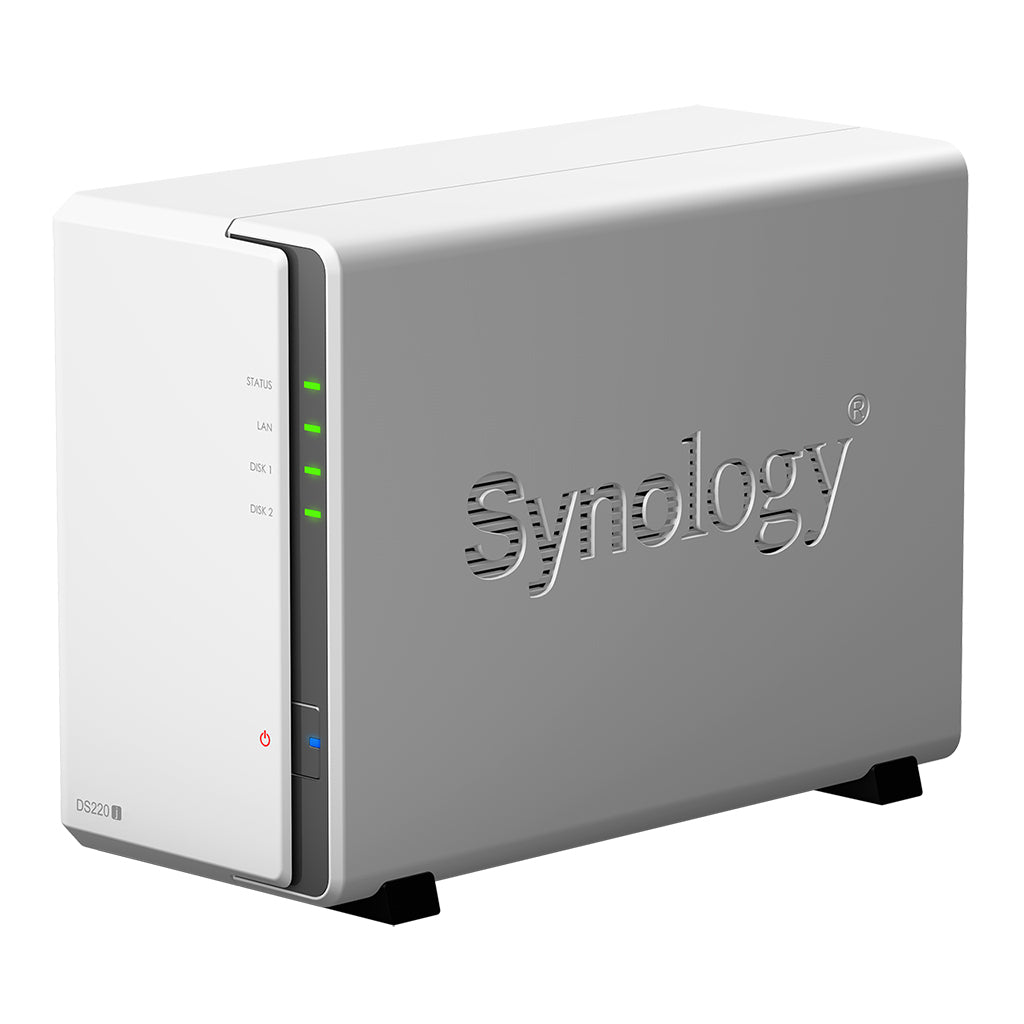 Synology DS220J - 2 bay NAS DiskStation DS220j (Diskless), 2- 
bay; 512MB DDR4