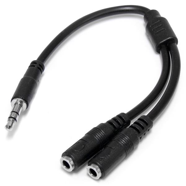 Stereo Y Cable - Male To 2 x Female