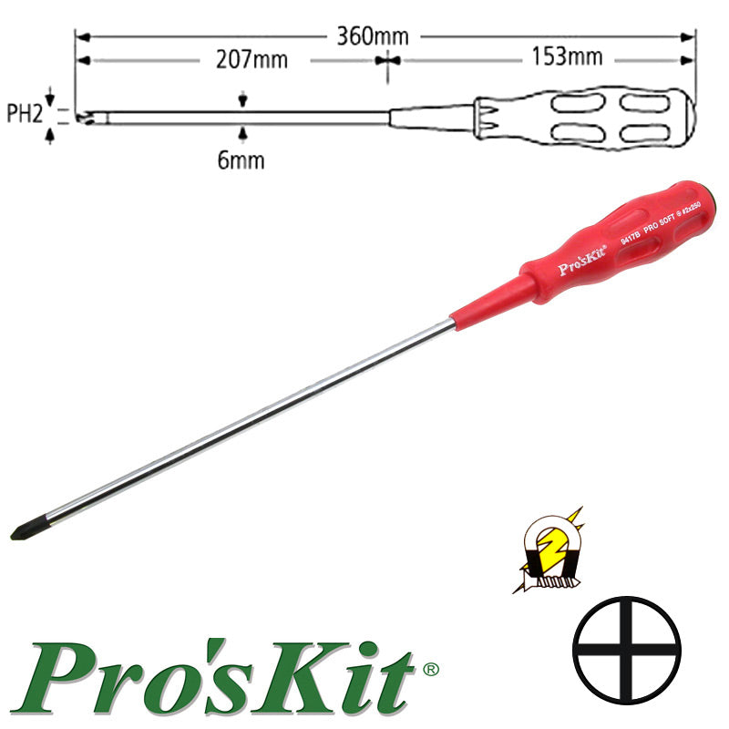 Screwdriver (+)# 2 x 250