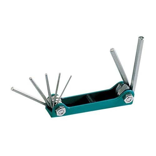 7 Pcs Folding Hex Key Set