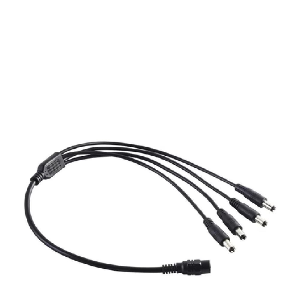 DC Splitter 1 Male Plug to 4 Female Jacks