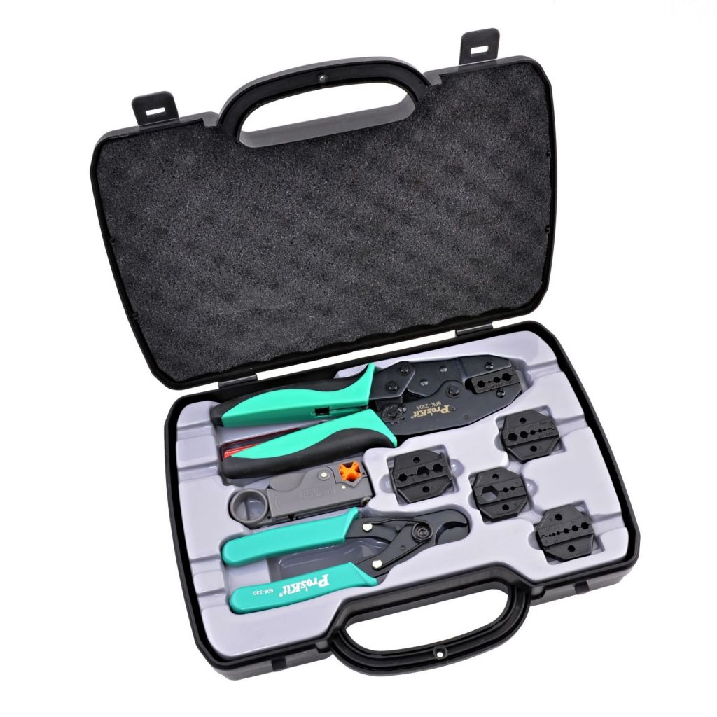 Coaxial Crimping Tool Kit