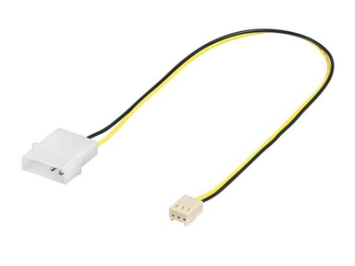 3 Pin To 4 Pin PC Cable