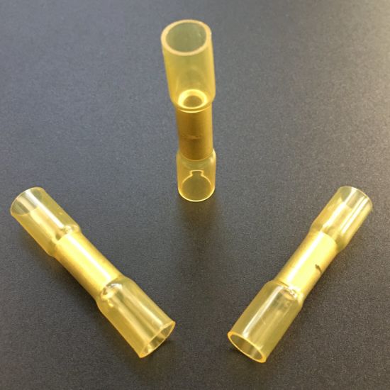 Butt Splice  Water Proof And Heat Shinkable - Yellow