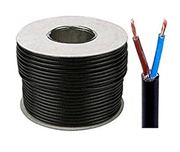 2 Core Round AC Cable 1.5mm  – 100M Roll