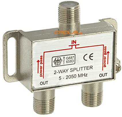 TV 2 Way Splitter 5-2400MHz