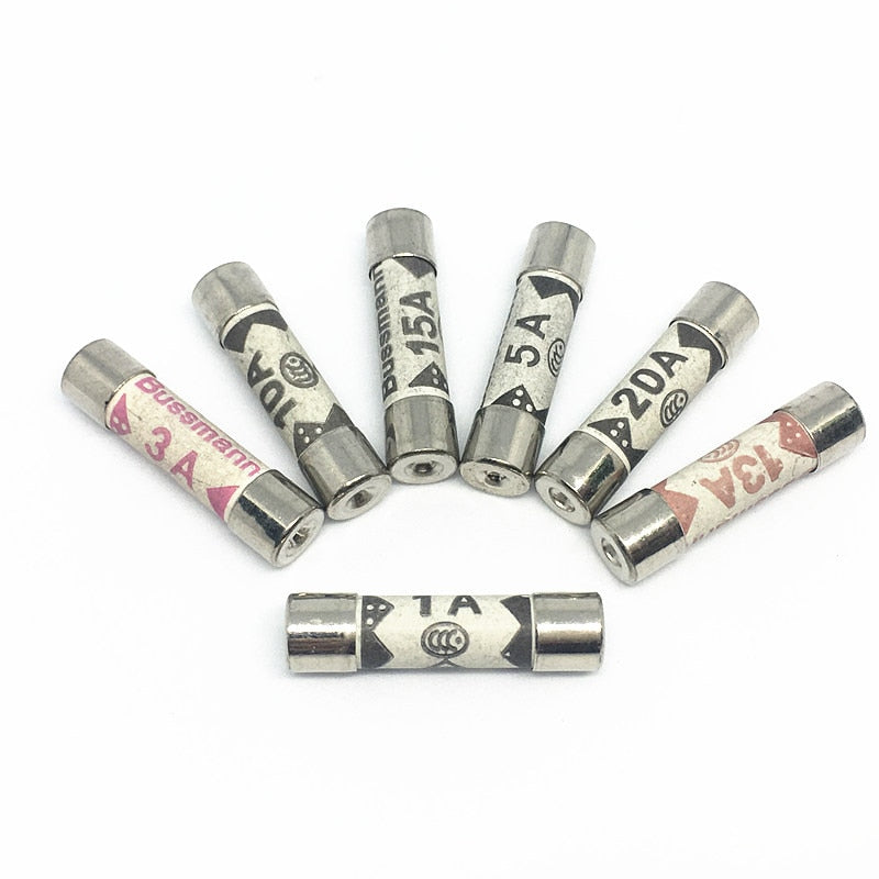 Fuse ceramic 30mm 5A/10A/13A/15A