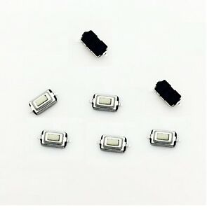 Micro Switch 6 Pin  5 x 5mm white black