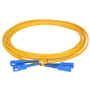 Single Mode SC / UPC to SC / UPC Duplex Patch Cord - 3m
