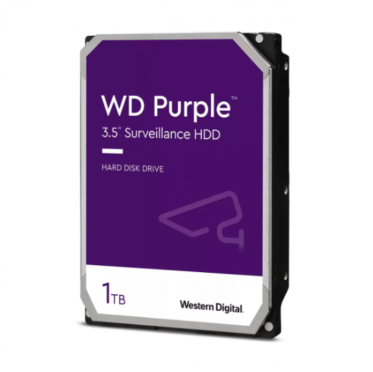 WD Purple Surveillance HDD 3.5" 1TB 64MB