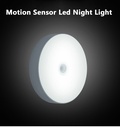 LED PIR Motion Sensor Night Light Auto On/Off For Bedroom Stairs Cabinet Wardrobe, Wireless