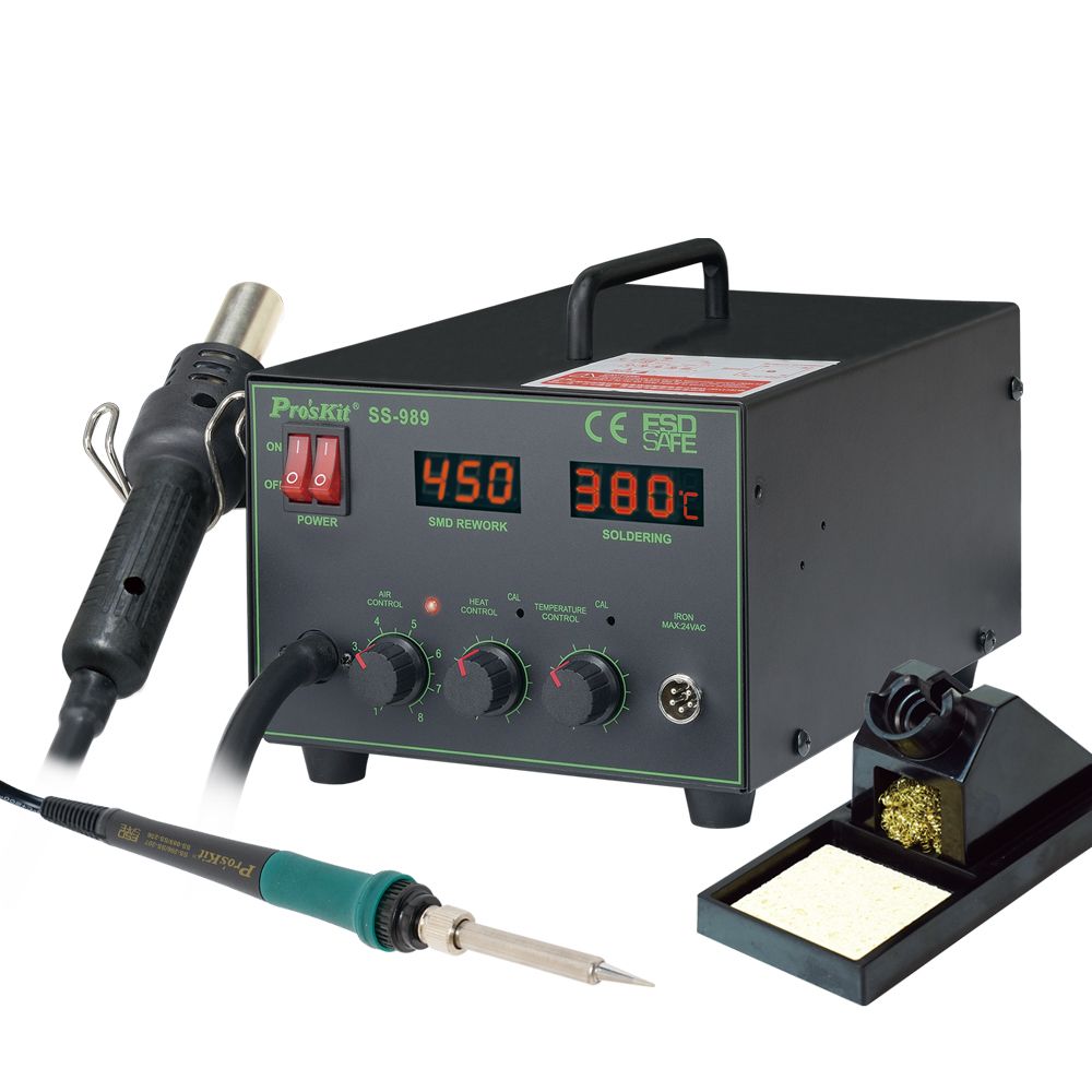 2 In 1 SMD Hot Air Rework  Station (AC 220V) 700W