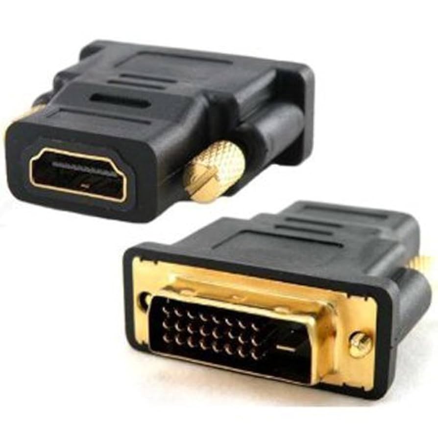 DVI (24+1) Male to HDMI Female Connector