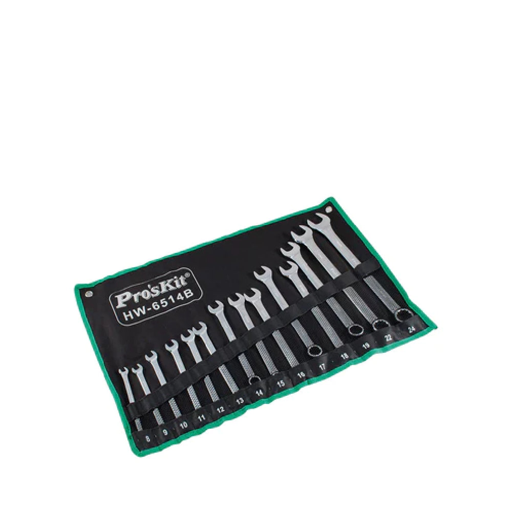 14Pcs Combination Wrench (Metric)- HW-6514B