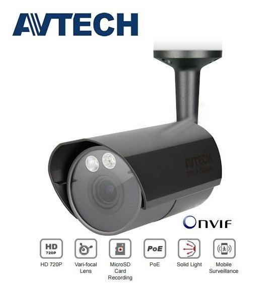 AVTech 2MP Bullet IP IR Camera