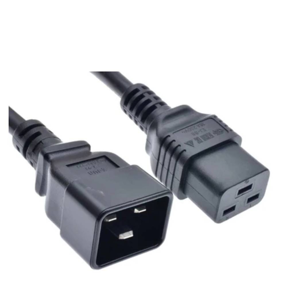 3 Pin UPS C19 to C20 Cable - 2m