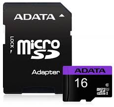 ADATA Micro SD 16GB Class10 Card with Adapter